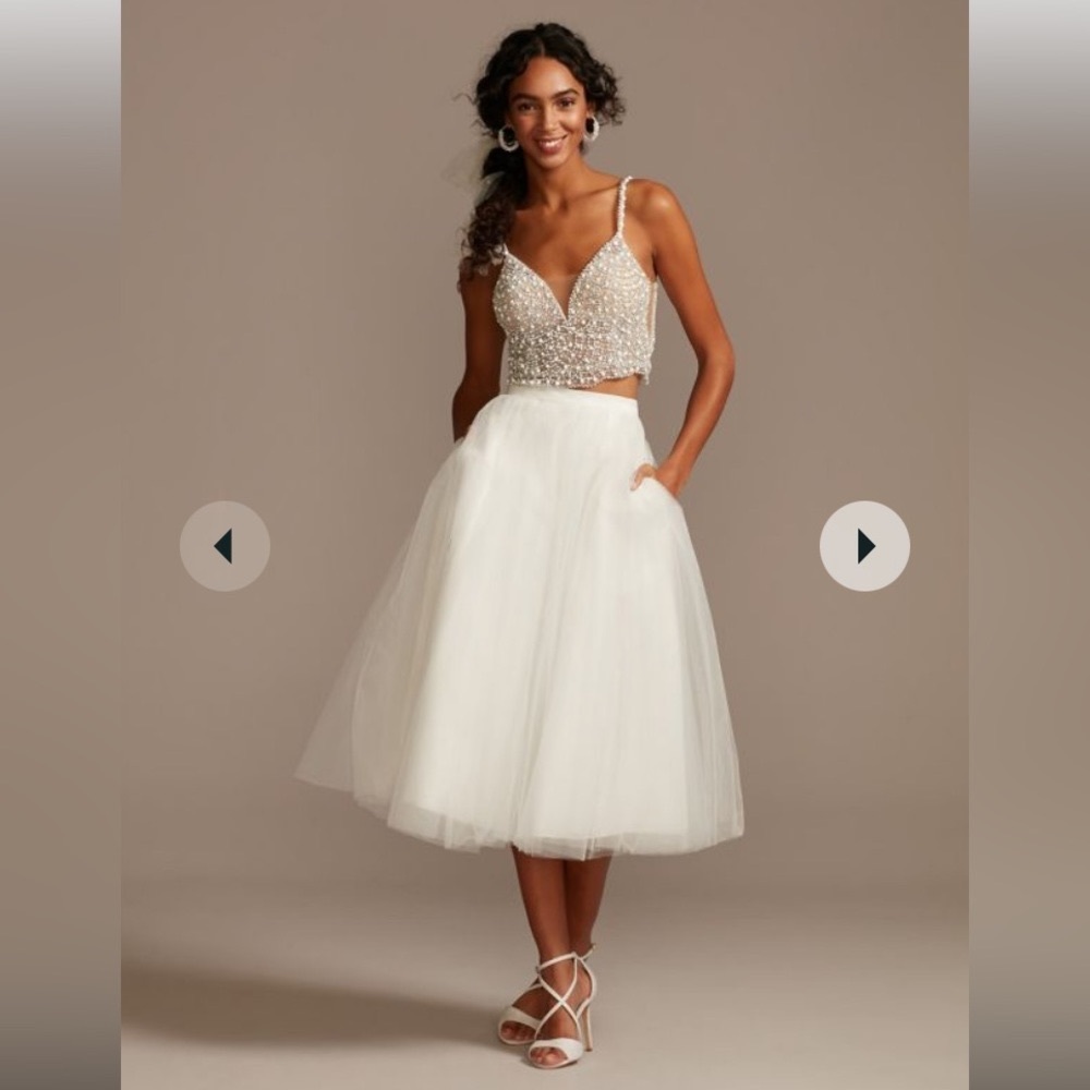 David’s Bridal/DB Studio Short Tulle Skirt NWT Size 8